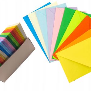 Koperty kolorowe mini 100 x 60mm 100 sztuk