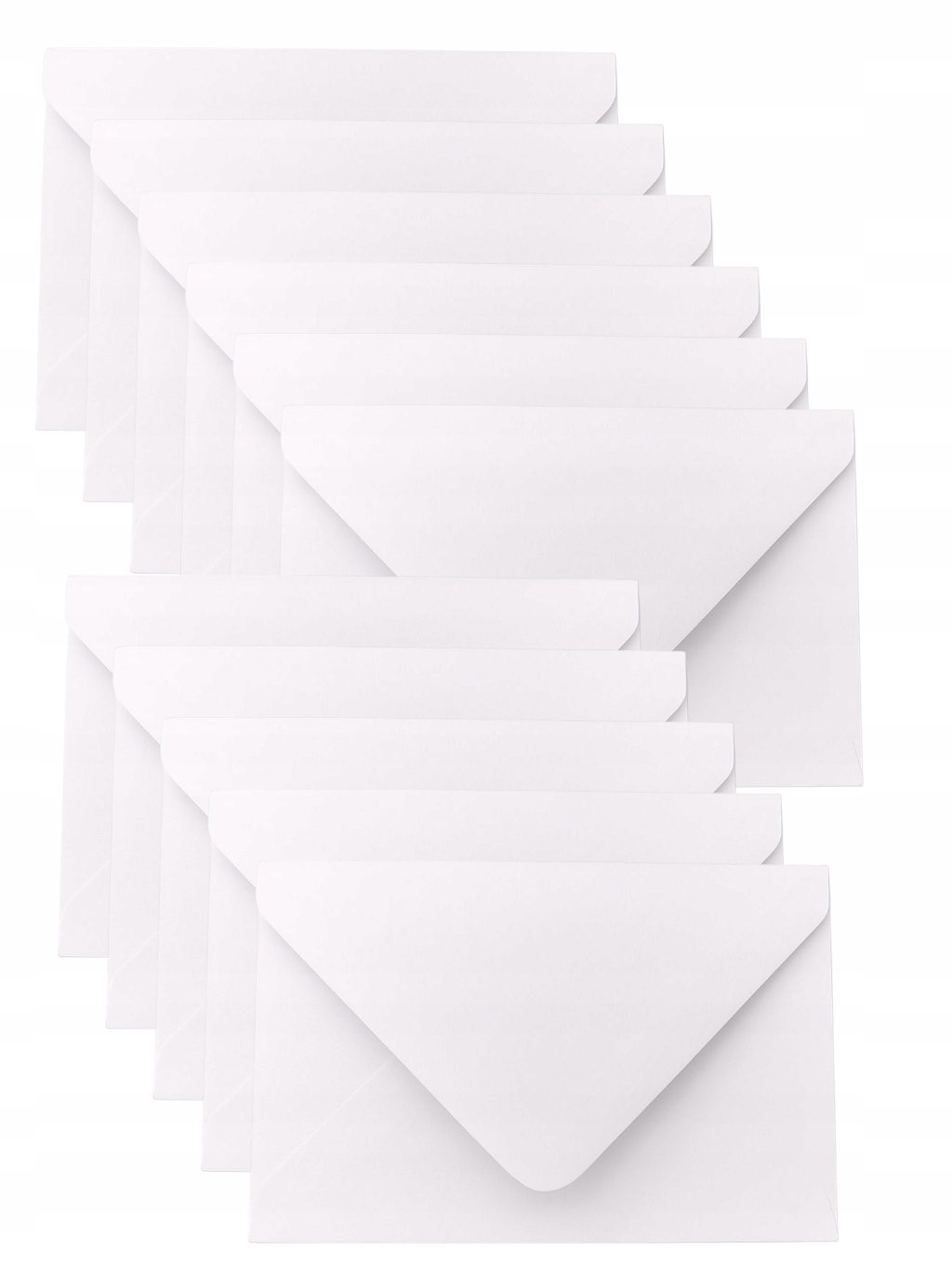 Koperty Białe Mini 100szt zestaw 100mm x60mm 80g Mini Koperty,Bilecik - obrazek 2