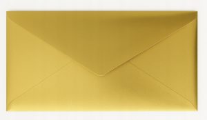 Koperty DL Złoto Metalik 120g Zestaw Papier Premium 120g,220x110mm