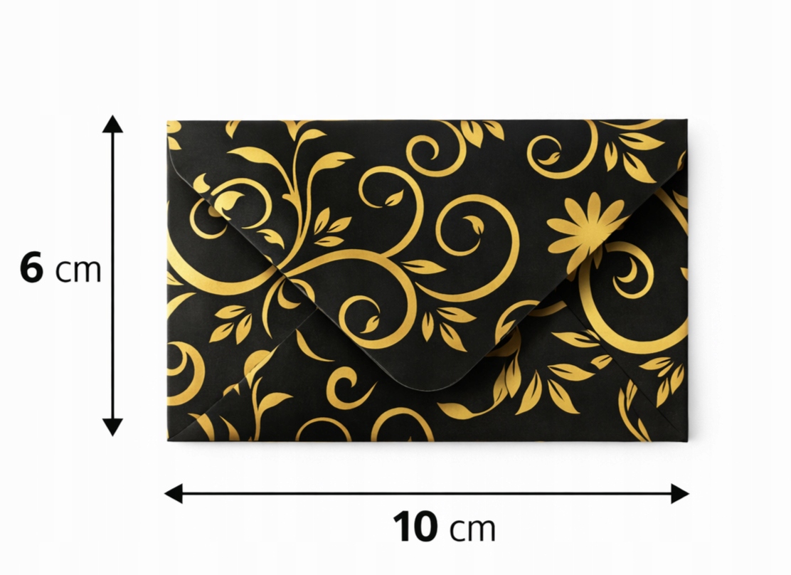 Koperty Kolorowe Mini Ozdobne 25szt Art King Mix zestaw 100mm x60mm Premium - obrazek 2