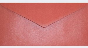 Koperty DL Czerwony Metalik 120g Zestaw Papier Premium 120g,220x110mm