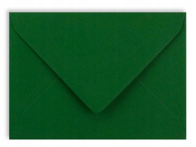 Mini Koperty Zielone 8x11,4 cm Złoty Środek 120g Premium 10 Sztuk - obrazek 3